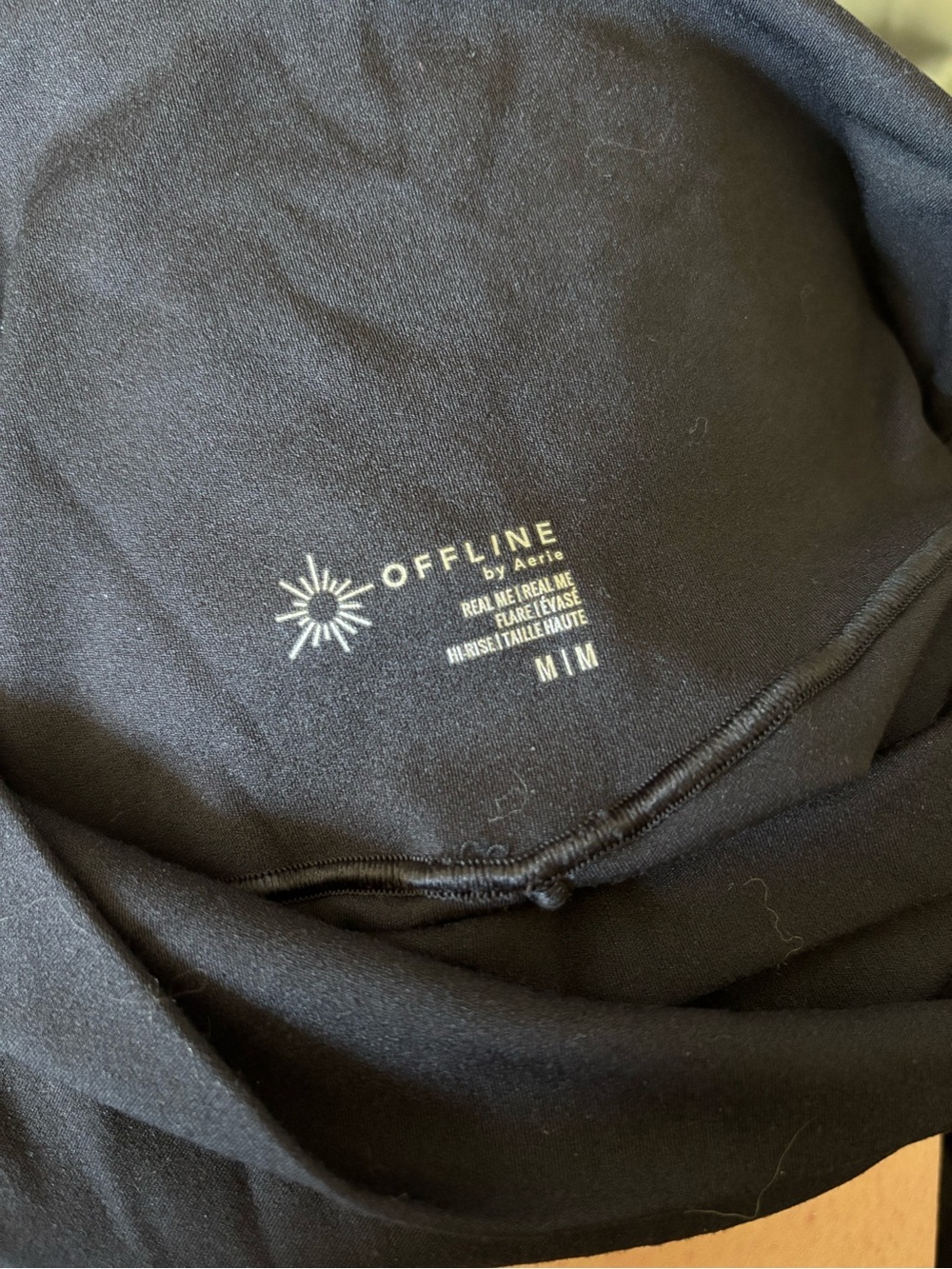 aerie offline wide bottom leggings